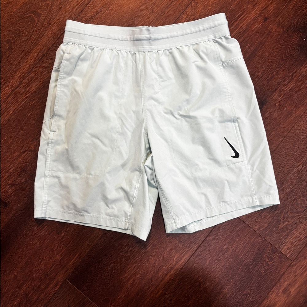 Nike Yoga Shorts, Unlined | Mint Green | Mens Small